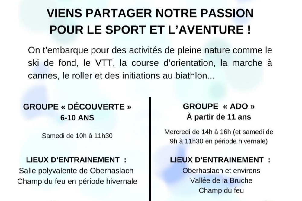 Deux groupes jeunes en 2025